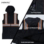 Hi Vis Women's Winter Safety Vest with Pockets