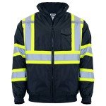 High Visibility Waterproof Reflective Bomber Jacket