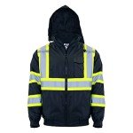 High Visibility Waterproof Reflective Bomber Jacket