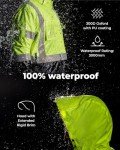 High-Visibility Waterproof Safety Jacket for Men