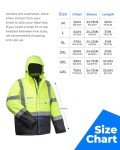 High-Visibility Waterproof Safety Jacket for Men