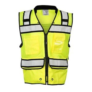 High Visibility Reflective Surveyors Vest - Lime XL