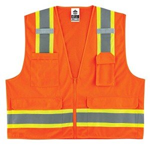 Ergodyne GloWear ANSI Reflective Safety Vest, Orange