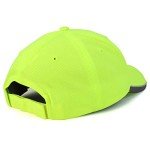 High Visibility Reflective Safety Green Ball Cap