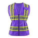 Women's High Visibility Safety Vest with Pockets