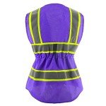 Women's High Visibility Safety Vest with Pockets