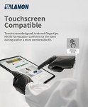 LANON Heavy-Duty Black Nitrile Disposable Gloves