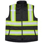 JORESTECH High-Visibility Reversible Insulated Safety Vest