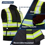 JORESTECH High-Visibility Reversible Insulated Safety Vest