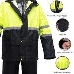 Men's Lightweight Waterproof Safety Jacket & Pants