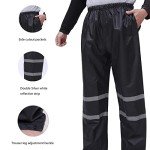 Men's Lightweight Waterproof Safety Jacket & Pants