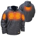 DEWALT Heated Heavy Duty Work Coat with Battery