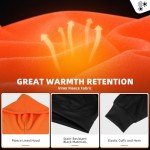 Hi-Vis Safety Hoodie Jacket for Men - Orange