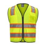 Hi-Vis Class 2 Safety Vest with 9 Pockets
