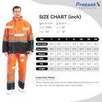 High Visibility Waterproof Rain Gear for Men
