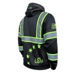 High Visibility Cold Weather Safety Hoodie - Black