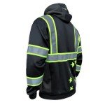 High Visibility Cold Weather Safety Hoodie - Black
