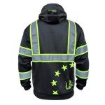High Visibility Cold Weather Safety Hoodie - Black