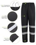 Oumurs Hi-Vis Waterproof Rain Gear for Men