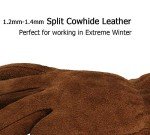 Winter Work Gloves with Thermal Insulation and Grip