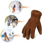 Winter Work Gloves with Thermal Insulation and Grip