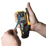 Klein Tools Ratcheting RJ11/RJ12/RJ45 Cable Crimper