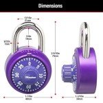 Master Lock 1530DCM Combination Padlock - 1 Pack