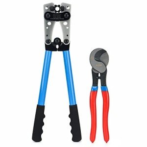 Heavy-Duty Crimping Tool for Battery Cables
