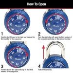 Master Lock 1530DCM Combination Padlock - 1 Pack