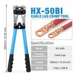 Heavy-Duty Crimping Tool for Battery Cables