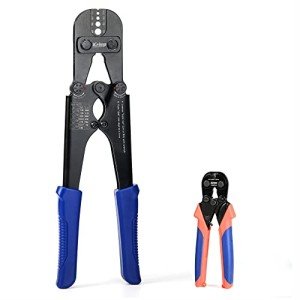 Wire Rope Crimping Tool and Cutter Kit