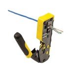 Klein Tools Ratcheting RJ11/RJ12/RJ45 Cable Crimper