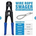 Wire Rope Crimping Tool and Cutter Kit