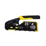 Klein Tools Ratcheting RJ11/RJ12/RJ45 Cable Crimper
