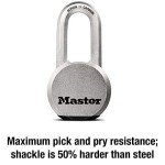 Magnum Heavy Duty Cut Resistant Steel Padlock