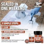 Beige Liquid Rubber Color Sealant - 1 Gallon