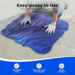 36" Concrete Slate Seamless Stamp Mat (Blue)