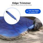 36" Concrete Slate Seamless Stamp Mat (Blue)