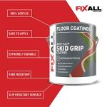 Anti-Slip Concrete Coating - 1 Gallon Crimson