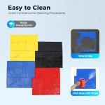 4-Piece 24"x24" Concrete Stamp Mats Set