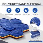 AmazingSpark 5-Piece Random Stone Concrete Stamps Set