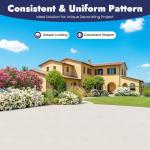 Seamless Concrete Texture Stamp Mat 18” x 18”