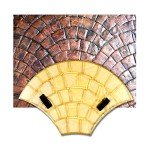 Polyurethane Fan Mat Stamp for Decorative Concrete