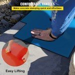 VEVOR 24"x24" Slate Concrete Stamps Mats Set