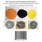 Tree Stump Concrete Texture Stamp Kit