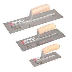 Goldblatt 3-Piece Carbon Steel Trowel Set
