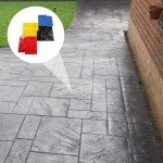4-Pack Slate Concrete Texturing Mats Set