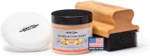Natural Stone Wax Kit for Concrete Restoration