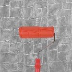 Classic Brick Pattern Paint Roller for DIY Walls