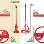 Concrete Mixing Paddle Set for Power Drills